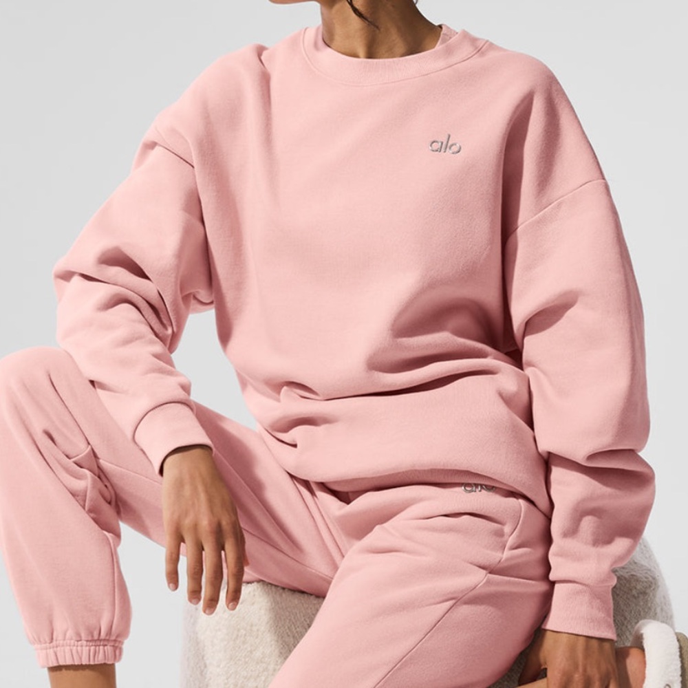 Alo Smoky Pink Sweatshirt